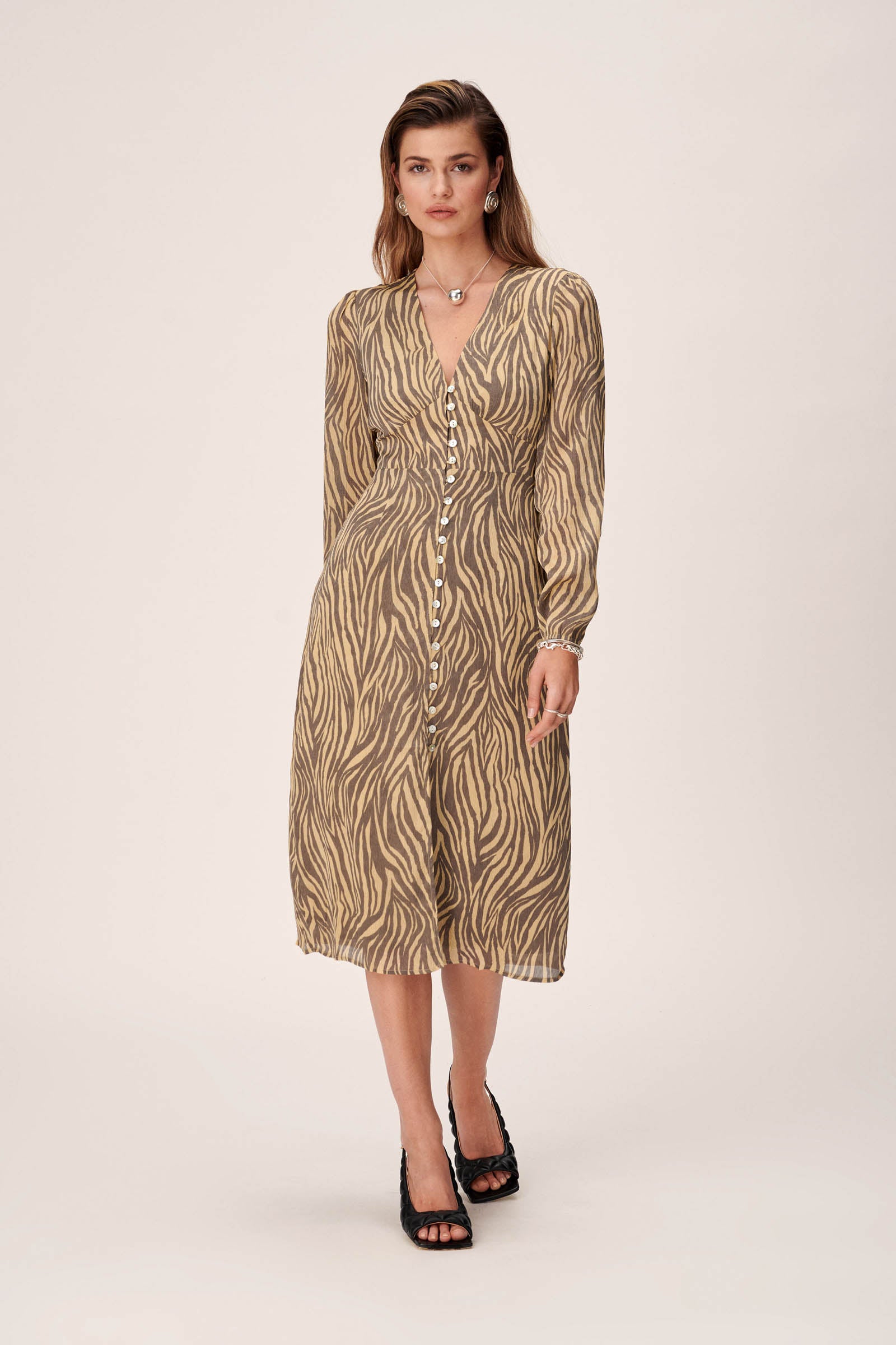 Paris dress in zebra print – Shop dress