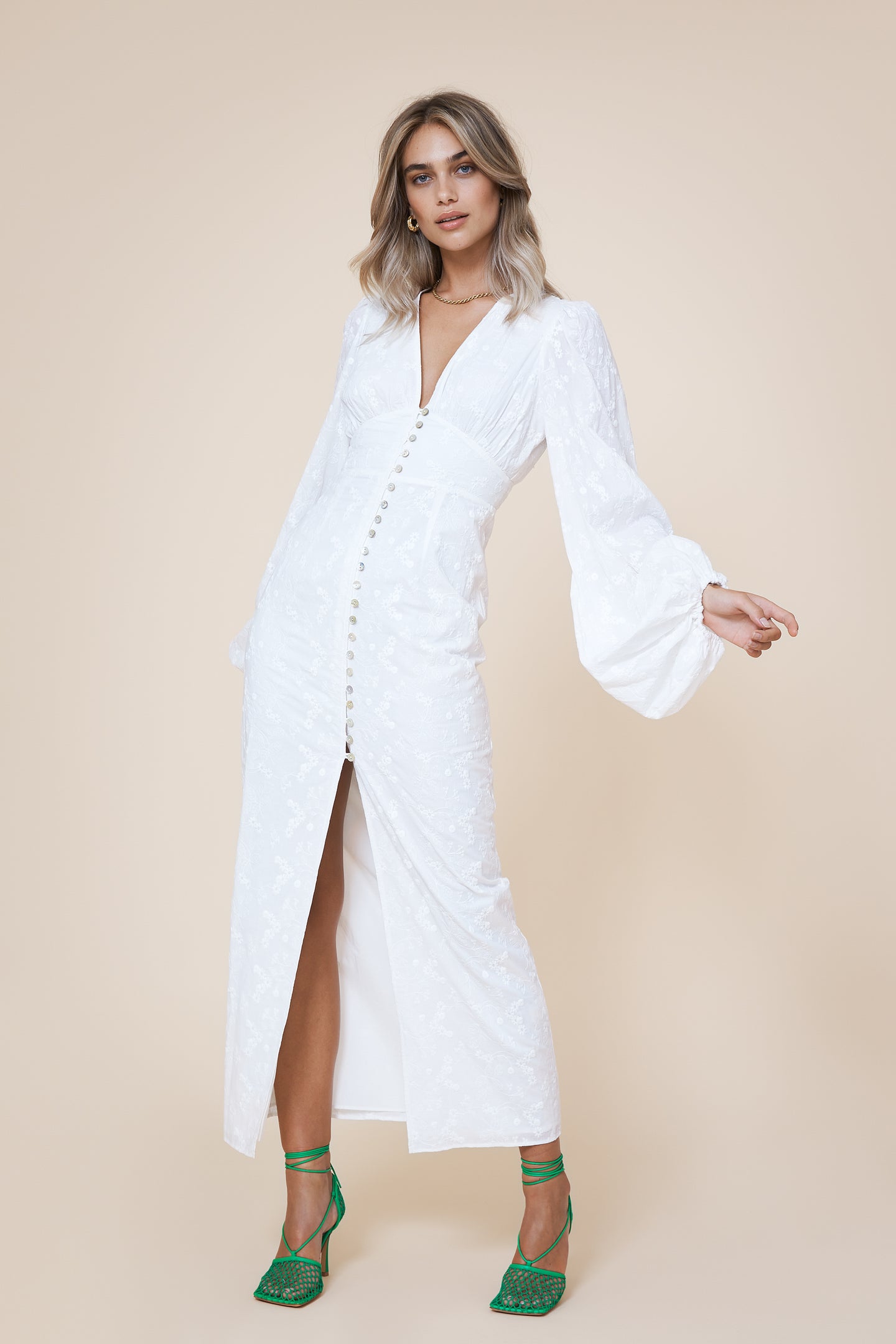 Maxi dress in white – Shop summer dress – adoore.se